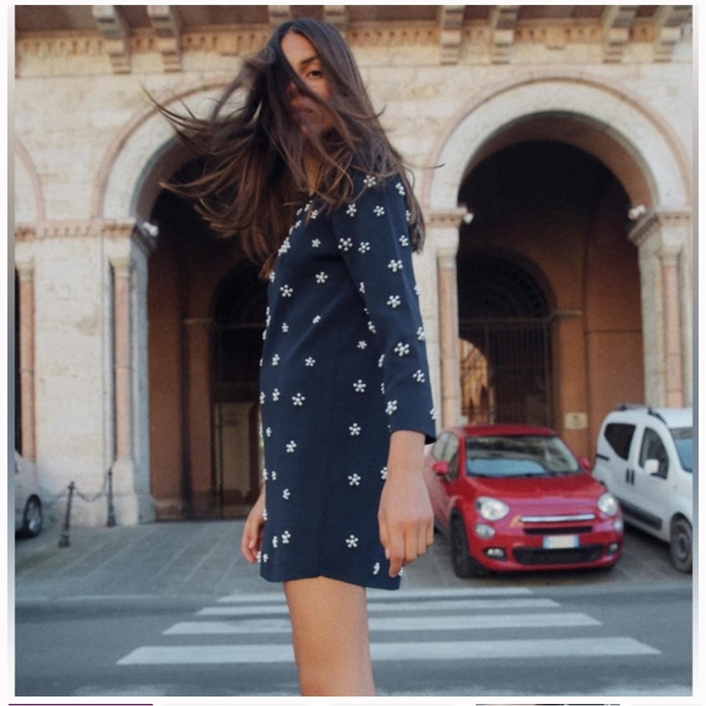 Zara Pearl Mini Dress
